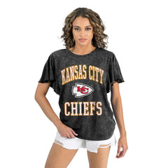 Gameday Couture Women's Relaxed Flutter Sleeve T-Shirt - Kansas City Chiefs T-shirts