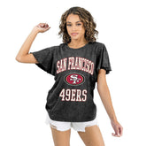 Gameday Couture Women's Relaxed Flutter Sleeve T-Shirt - San Francisco 49ers T-shirts