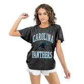 Gameday Couture Women's Relaxed Flutter Sleeve T-Shirt - Carolina Panthers T-shirts
