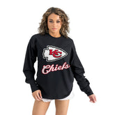 Gameday Couture Women's Oversized Long Sleeve T-Shirt - Kansas City Chiefs T-shirts