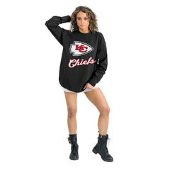 Gameday Couture Women's Oversized Long Sleeve T-Shirt - Kansas City Chiefs T-shirts