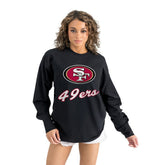Gameday Couture Women's Oversized Long Sleeve T-Shirt - San Francisco 49ers T-shirts