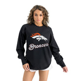 Gameday Couture Women's Oversized Long Sleeve T-Shirt - Denver Broncos T-shirts