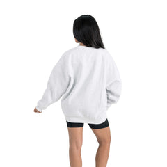 Gameday Couture Women's Traditional Logo Oversized Premium Fleece Pullover Sweatshirt - Denver Broncos Pullover