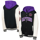 Mitchell & Ness Toronto Raptors Youth Hardwood Classics Courtside Fleece Full-Snap Hooded Jacket