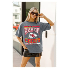 Gameday Couture Women's Oversized Classic Grind Washed T-Shirt - Kansas City Chiefs T-shirts