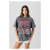 Gameday Couture Women's Oversized Classic Grind Washed T-Shirt - Tampa Bay Buccaneers T-shirts