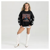Gameday Couture Women's Pure Victory Rhinestud Star-Sleeve Pullover Sweatshirt - Denver Broncos Pullover