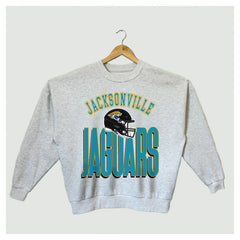 Gameday Couture Women's Fierce Focus Premium Oversized Fleece Pullover Sweatshirt - Jacksonville Jaguars Pullover