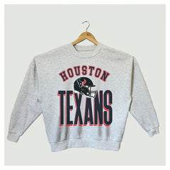 Gameday Couture Women's Fierce Focus Premium Oversized Fleece Pullover Sweatshirt - Houston Texans Pullover
