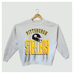 Gameday Couture Women's Fierce Focus Premium Oversized Fleece Pullover Sweatshirt - Pittsburgh Steelers Pullover