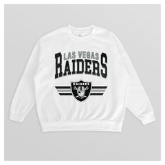 Gameday Couture Women's Swift Strike Premium Oversized Fleece Pullover Sweatshirt - Las Vegas Raiders Pullover