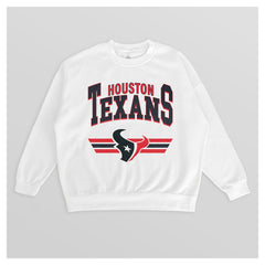 Gameday Couture Women's Swift Strike Premium Oversized Fleece Pullover Sweatshirt - Houston Texans Pullover