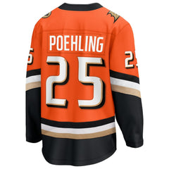 NHL Ryan Poehling Anaheim Ducks Fanatics Home Breakaway Jersey