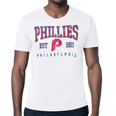 White Philadelphia Phillies Starter Distressed Logo T-Shirt