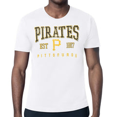 White Pittsburgh Pirates Starter Distressed Logo T-Shirt