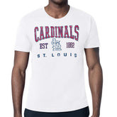 White St. Louis Cardinals Starter Distressed Logo T-Shirt