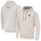 Cream Philadelphia Phillies Antigua Victory Pullover Hoodie