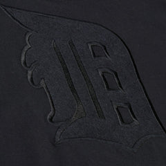 Black Detroit Tigers Mitchell & Ness Women's Cooperstown Collection Phantom Cropped T-Shirt