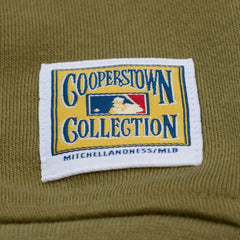 Olive New York Yankees Mitchell & Ness Women's Cooperstown Collection Fleece Sweatshirt