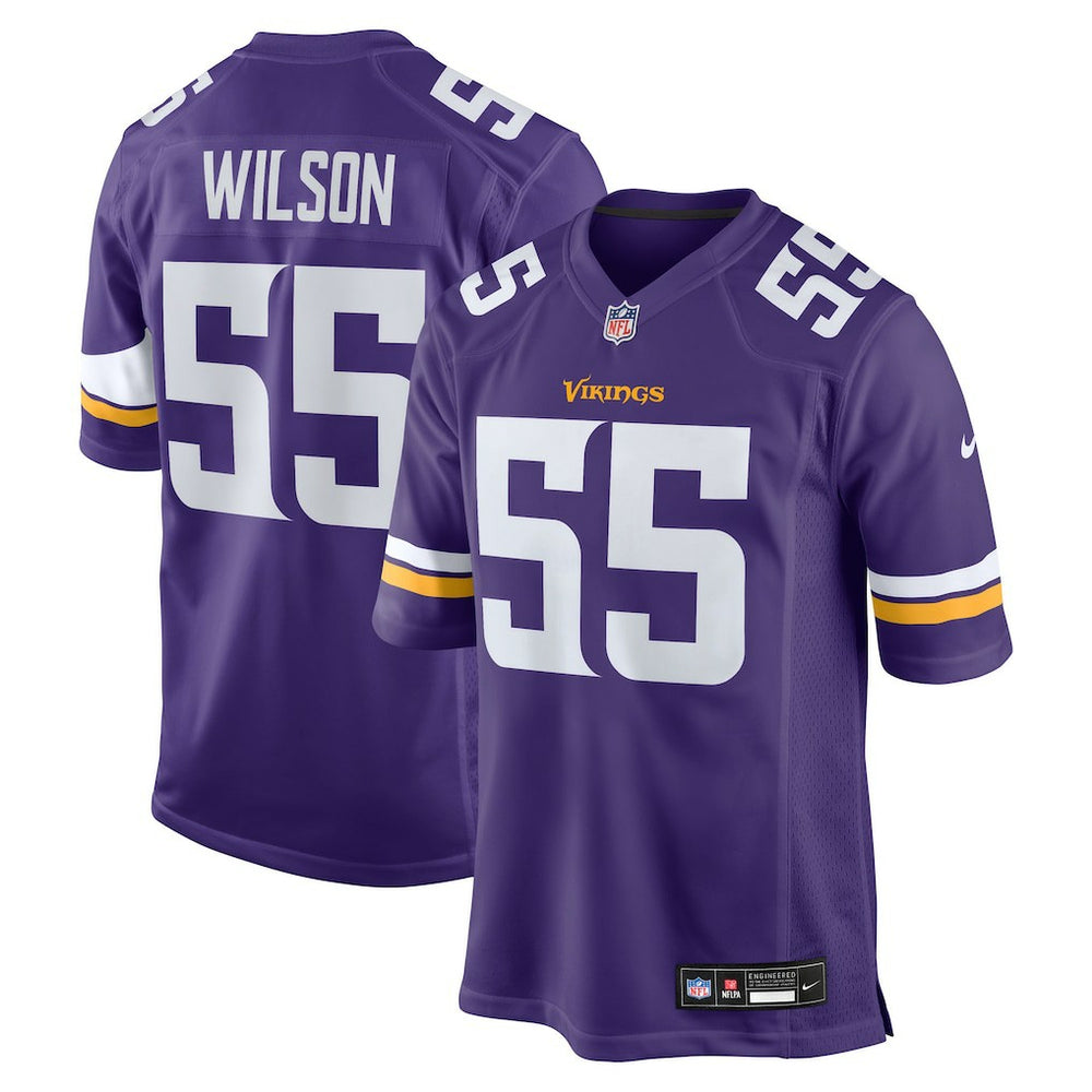 Eric Wilson Team Game Jersey - Minnesota Vikings Jerseys
