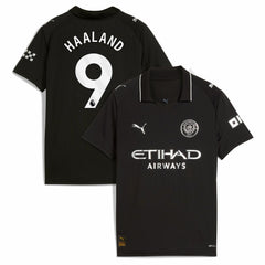 Erling Haaland Manchester City Youth 2025/26 Away Replica Player Jersey