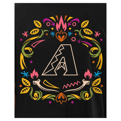 Black Arizona Diamondbacks New Era Día de los Muertos T-Shirt