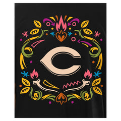 Black Cincinnati Reds New Era Día de los Muertos T-Shirt