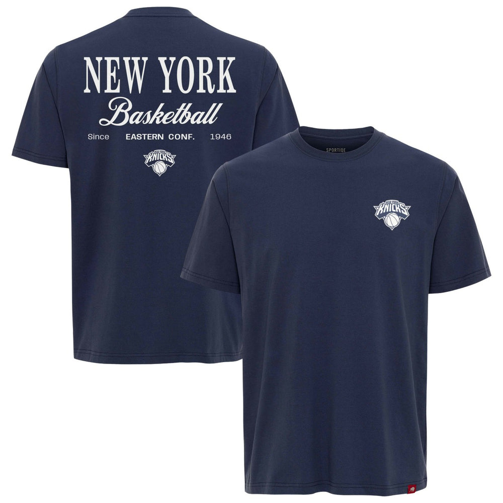 New York Knicks Sportiqe Unisex Athletic Club Collection Duke Relaxed Fit Premium T-Shirt