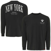 New York Knicks Sportiqe Unisex Athletic Club Collection Sherwood Relaxed Fit Premium Long-Sleeve T-Shirt