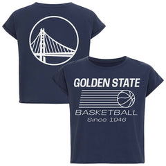 Golden State Warriors Sportiqe Women's Athletic Club Collection Alana Premium Cropped T-Shirt sale
