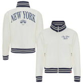 New York Knicks Sportiqe Women's Athletic Club Collection Sutton French Terry Full-Zip Jacket