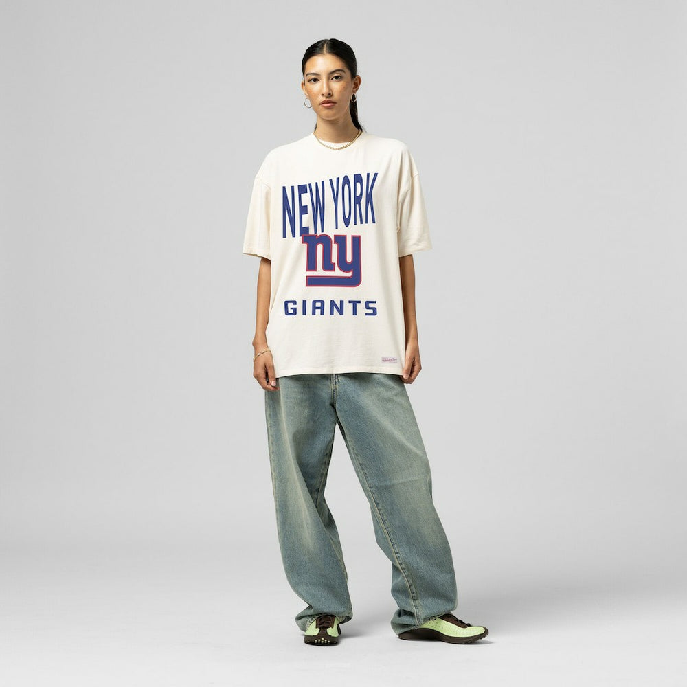 Women's Logo Rise Boyfriend T-Shirt - New York Giants T-shirts