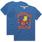 Homage x The Simpsons Unisex Tri-Blend T-Shirt - Buffalo Bills T-shirts