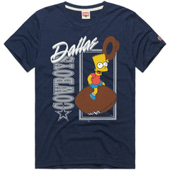Homage x The Simpsons Unisex Tri-Blend T-Shirt - Dallas Cowboys T-shirts