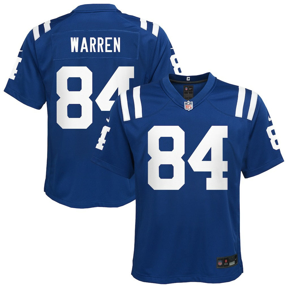Tyler Warren Youth Team Game Jersey - Indianapolis Colts Jerseys