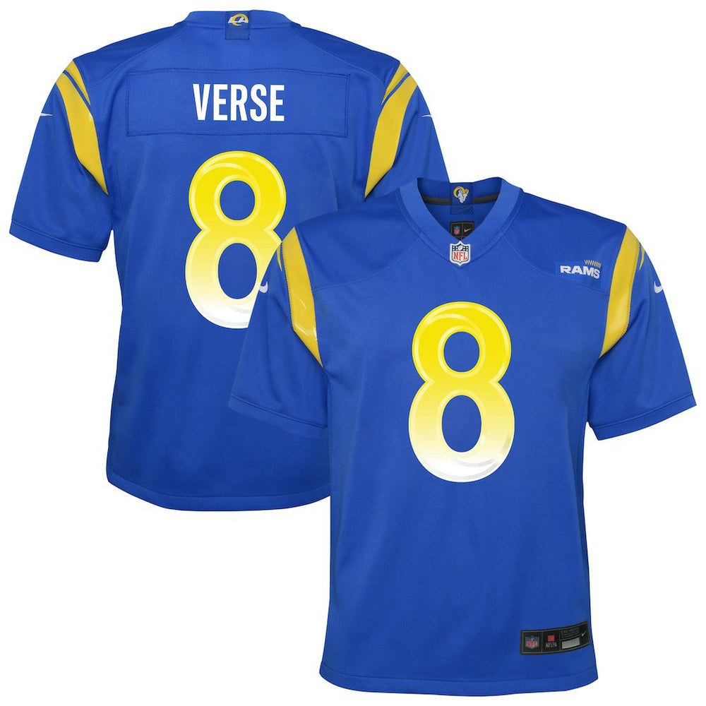 Jared Verse Youth Team Game Jersey - Los Angeles Rams Jerseys