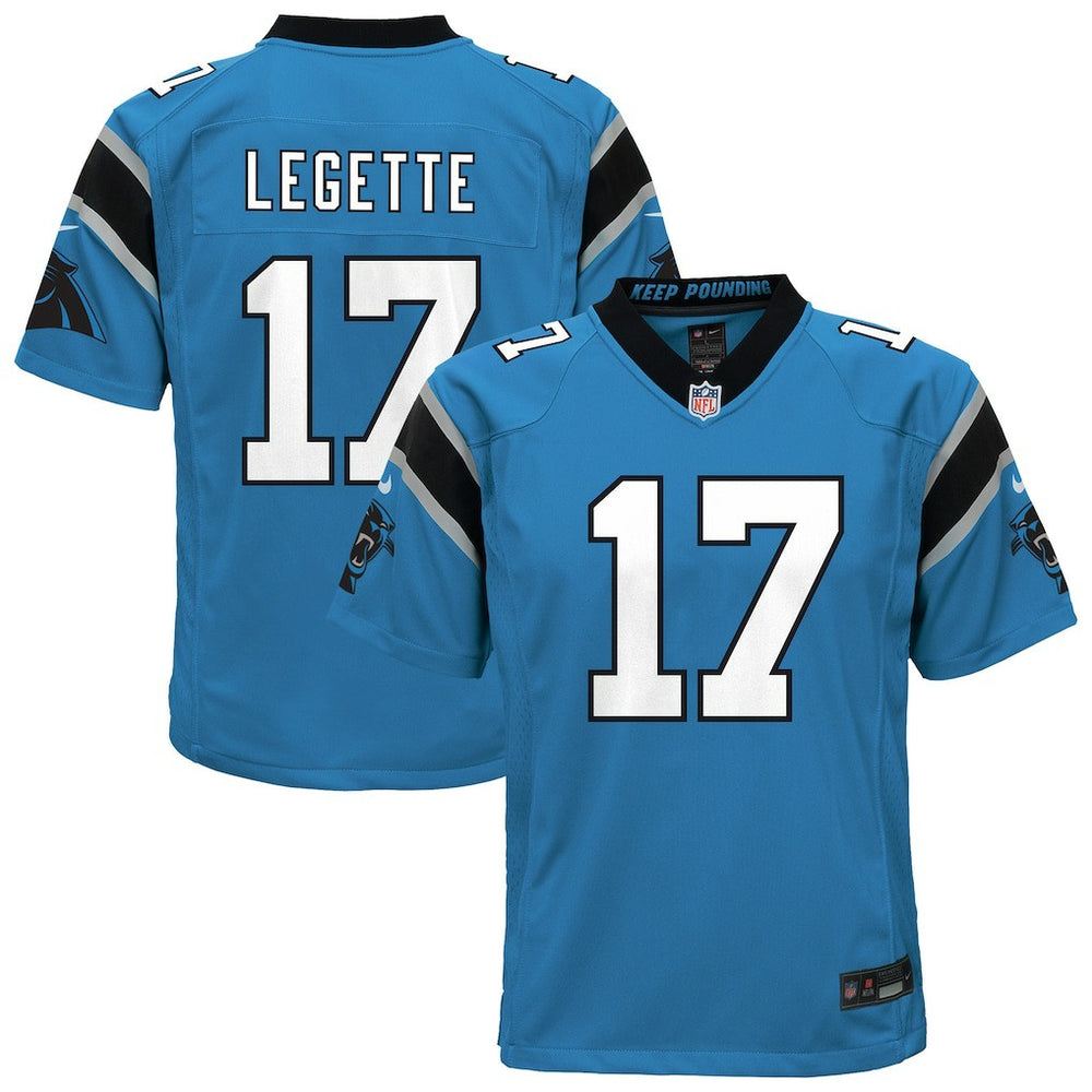 Xavier Legette Youth Alternate Game Jersey - Carolina Panthers Jerseys