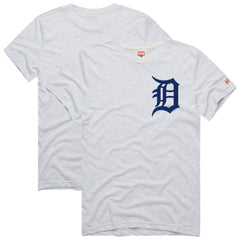 Ash Detroit Tigers Homage Hyper Local Refresh Tri-Blend T-Shirt