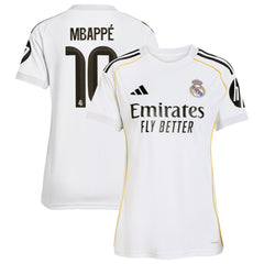 Kylian Mbappé Real Madrid Women's 2025/26 Home Replica Player Jersey