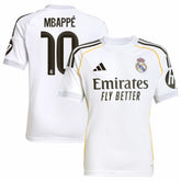 Kylian Mbappé Real Madrid Youth 2025/26 Home Replica Player Jersey