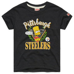 Homage x The Simpsons Youth Tri-Blend T-Shirt - Pittsburgh Steelers T-shirts