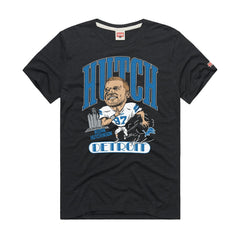 Aidan Hutchinson Homage Unisex Caricature Player Graphic Tri-Blend T-Shirt - Detroit Lions T-shirts