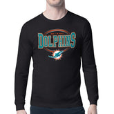 Starter Team Track Graphic Long Sleeve T-Shirt - Miami Dolphins T-shirts