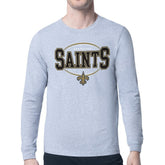 Starter Team Track Graphic Long Sleeve T-Shirt - New Orleans Saints T-shirts