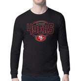 Starter Team Track Graphic Long Sleeve T-Shirt - San Francisco 49ers T-shirts