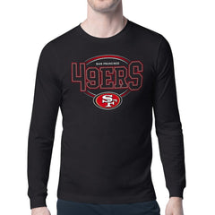 Starter Team Track Graphic Long Sleeve T-Shirt - San Francisco 49ers T-shirts