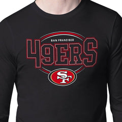 Starter Team Track Graphic Long Sleeve T-Shirt - San Francisco 49ers T-shirts