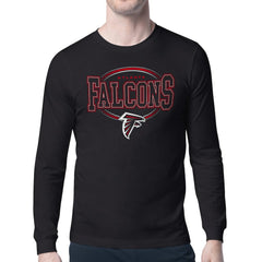 Starter Team Track Graphic Long Sleeve T-Shirt - Atlanta Falcons T-shirts