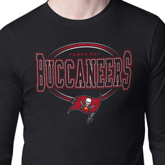 Starter Team Track Graphic Long Sleeve T-Shirt - Tampa Bay Buccaneers T-shirts